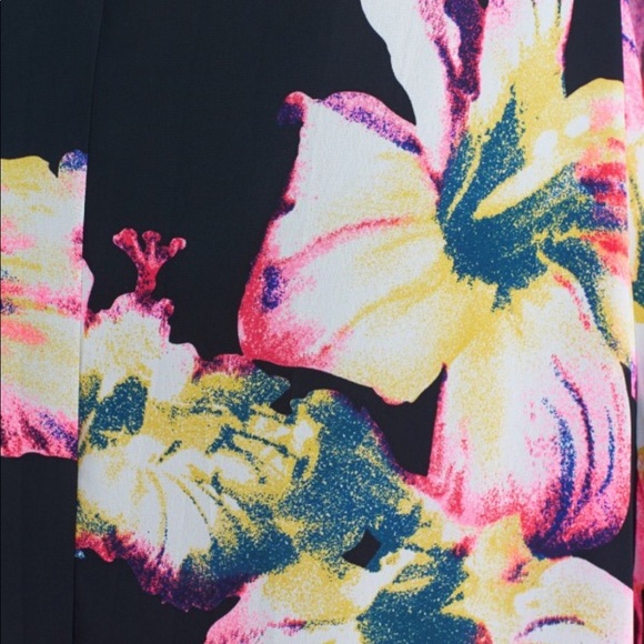 Nordstrom Soprano Navy and Floral High-Low Dress - Picture 6 of 6